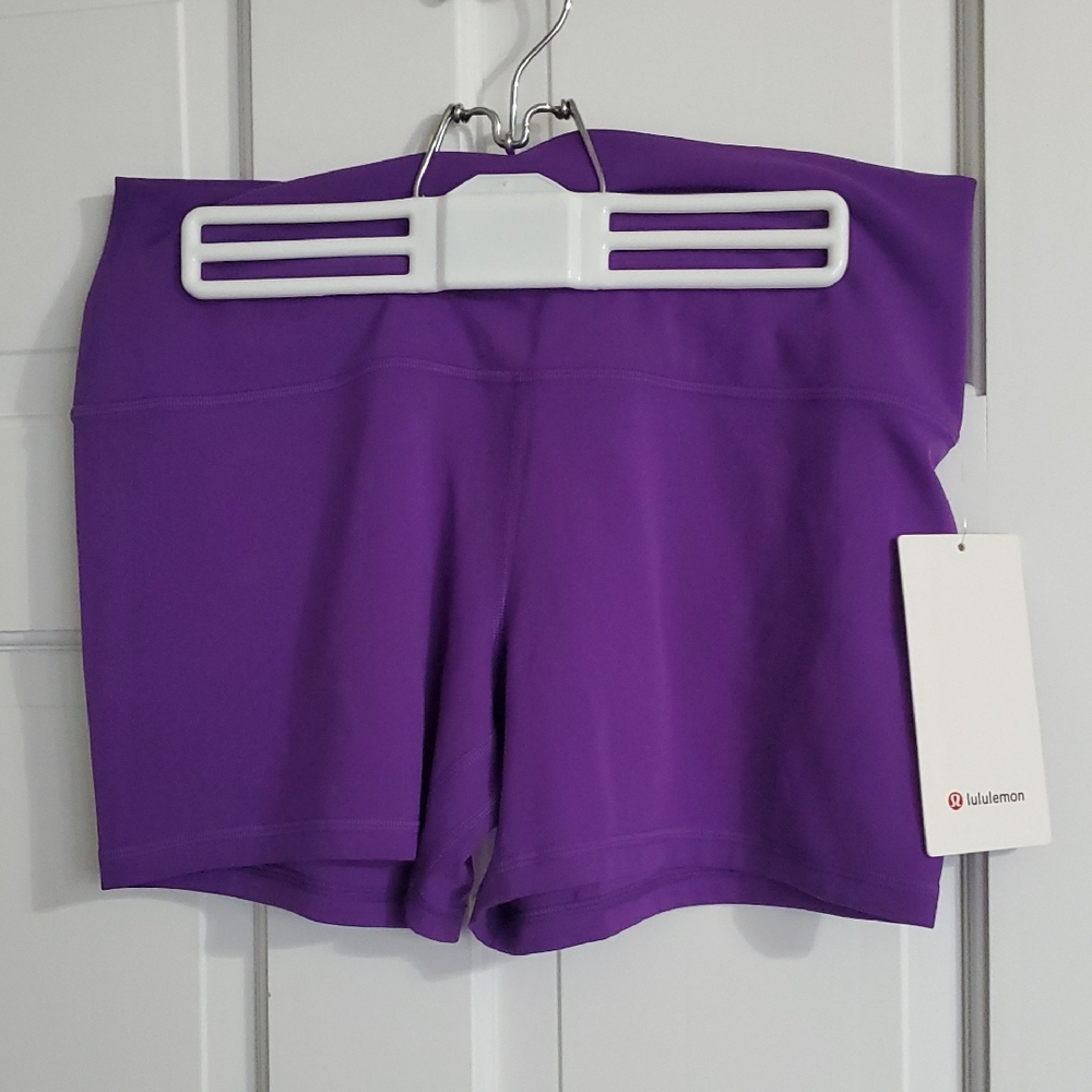 NWT Lululemon Align Hr 4in College Purple Short Sz 14